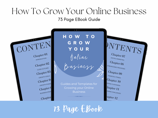 How To Grow Your Online Business EBook