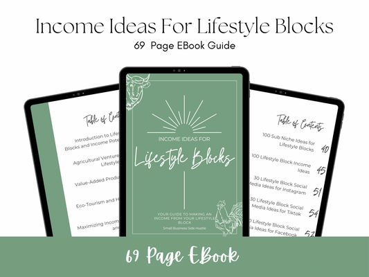 Income Ideas For Lifestyle Blocks EBook