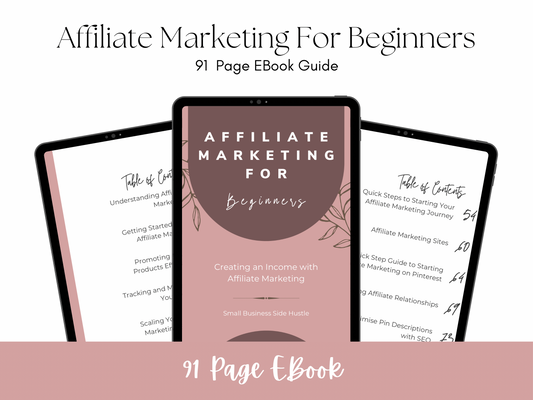 Affiliate Marketing For Beginners EBook